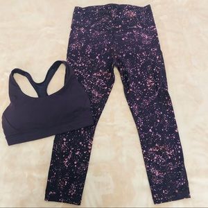 Athleta Splatter Ultimate Stash Pocket Capris
